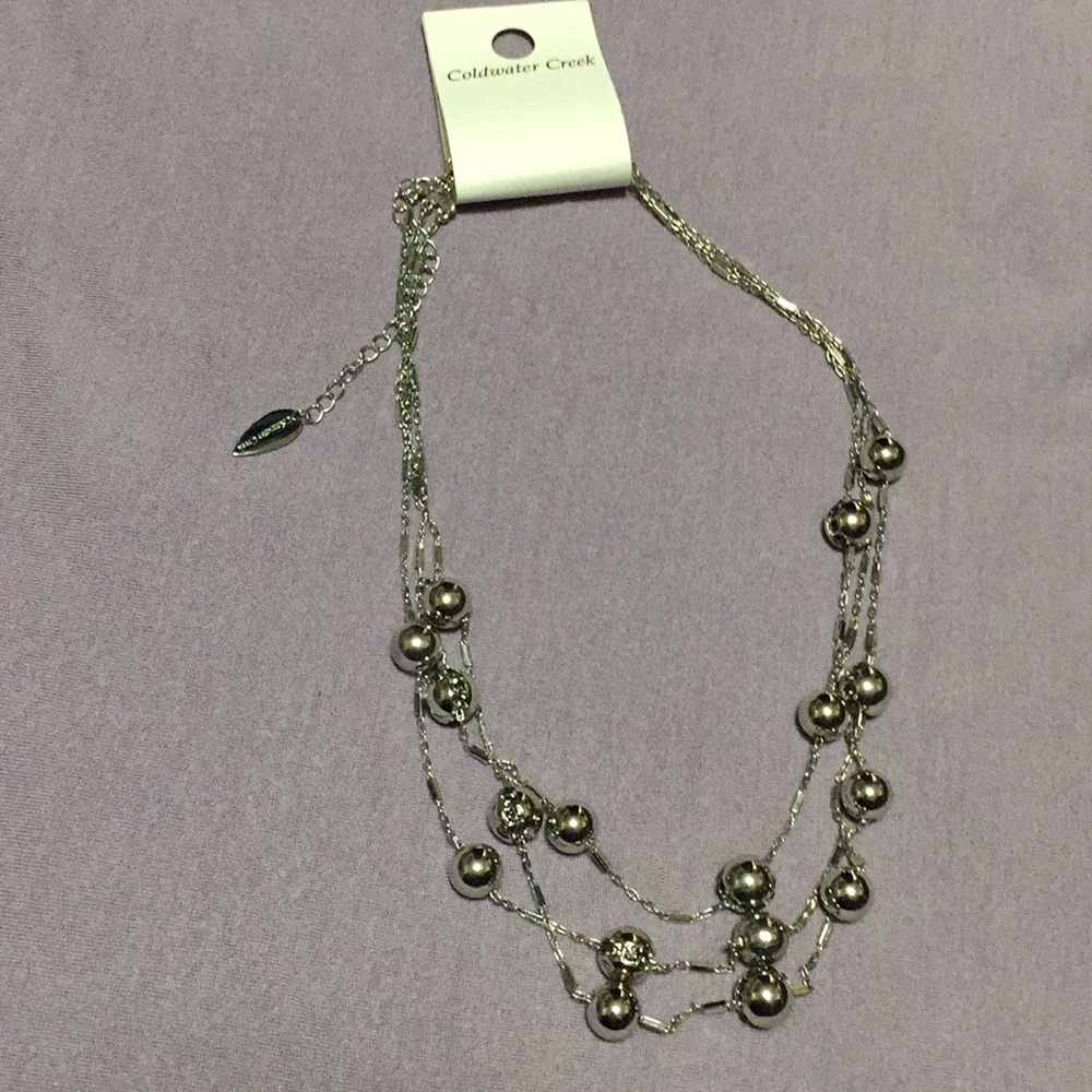 Silver Layered Necklace